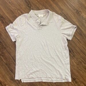 J. Crew Light Gray Polo Shirt